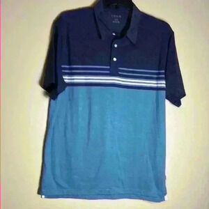 IZOD dress, dinner, vacation men shirt. Blue dress shirt